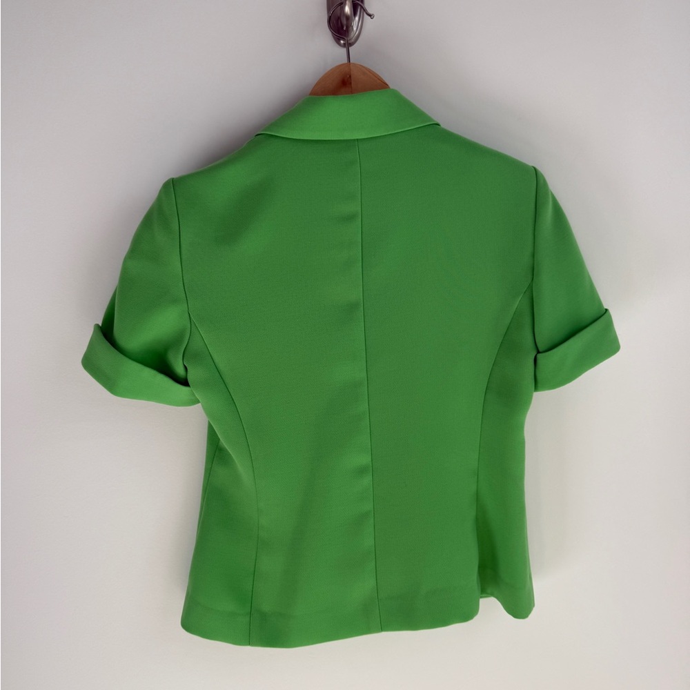 Vintage ladies blazer shirt button up lime - Picture 5 of 5